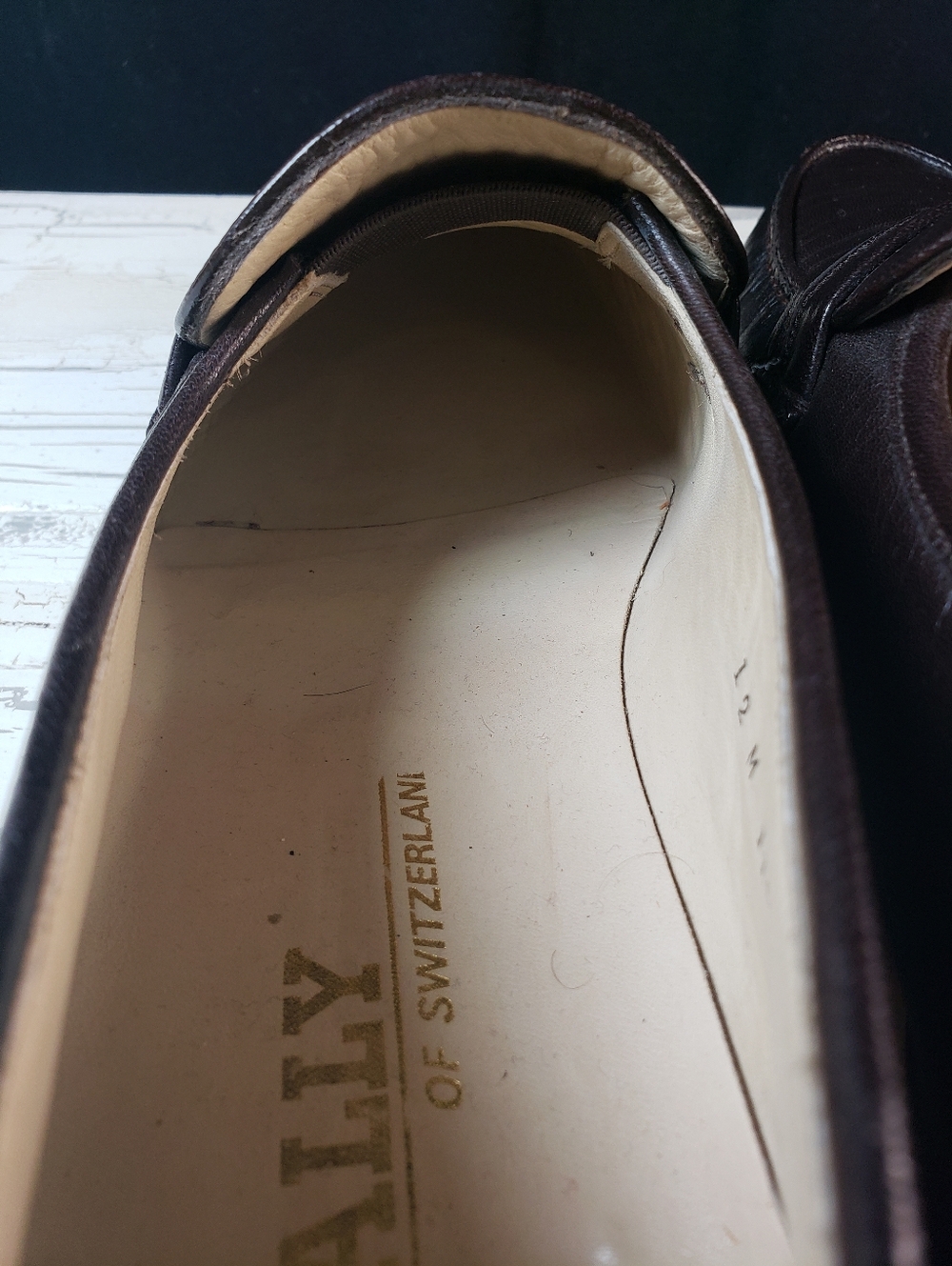 Bally 'Mathew' Loafer in Dark Brown - Men's size 12 - Picture 15 of 16